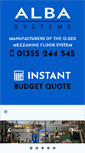 Mobile Screenshot of albasystems.co.uk